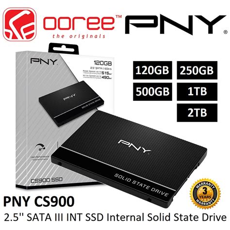 PNY CS900 2 5 SATA III INT SSD INTERNAL SOLID STATE DRIVE WITH 3D NAND