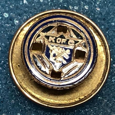 Vintage Knights Of Columbus K Of C Lapel Hat Pin Ebay Knights Of