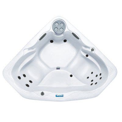 Lifesmart Spas LS300 Plus 3 Person 17 Jet Plug And Play Hot Tub With Multi Color Underwater LED