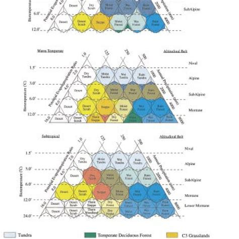 The Holdridge Life Zone Model Showing The Aggregation Of The Sivveg