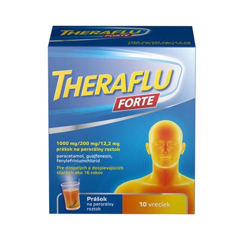 THERAFLU Forte 1000/200/12,2 mg 10 vreciek - MojaLekáreň.sk
