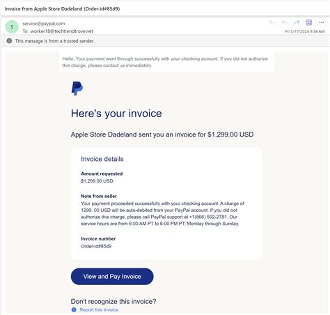 Attack Techniques Paypal Invoice Scams Sciencx