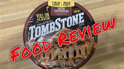 Tombstone Bacon Cheeseburger Frozen Pizza Review YouTube