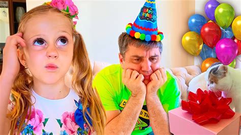 Nastya Und Papa Geburtstag Nastya Vergisst Ihren Papa Geburtstag Youtube