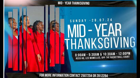 MID YEAR THANKSGIVING SERVICE 28 07 2024 YouTube