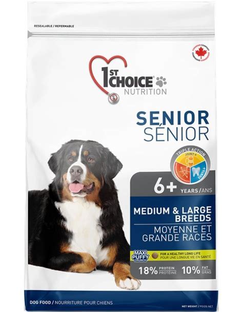 Сухой корм для собак 1st CHOICE Senior Medium & Large Breeds средних и ...