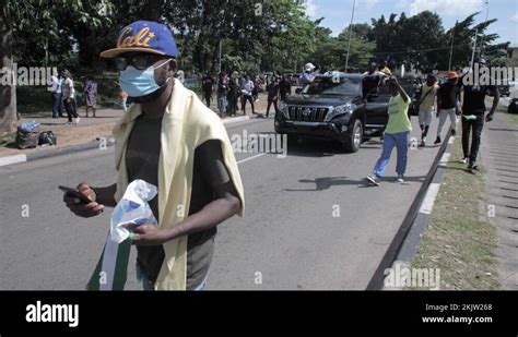 End Sars And Police Brutality Protests In Nigeria Stock Video Footage