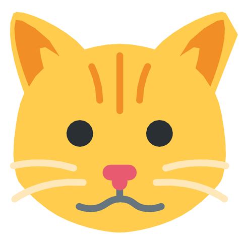 Download Orange Cat Emoji Illustration | Wallpapers.com