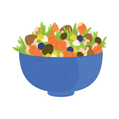 Fresh Vegetables And Shrimp 10807126 Vector Art At Vecteezy