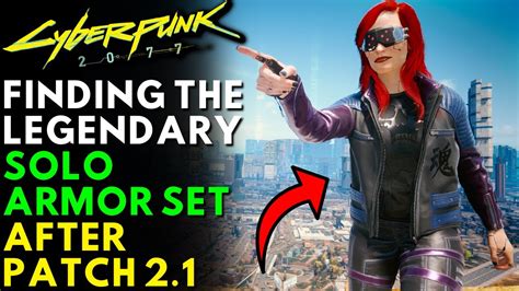 Cyberpunk 2077 How To Get Legendary Solo Armor Set Update 2 1