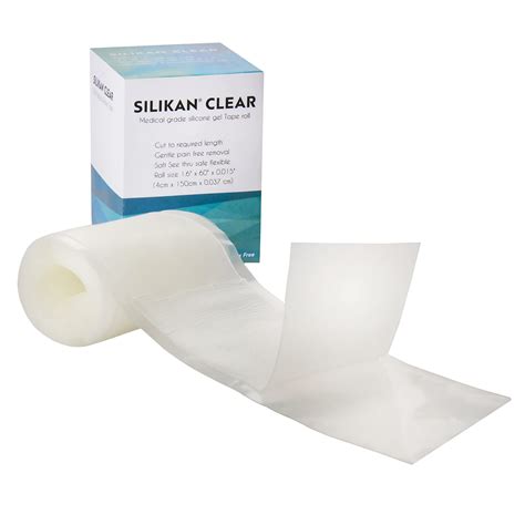 Buy Silikan Clear Gel Silicone Tape Invisible Medical Grade Silicon