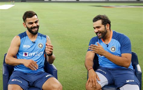 Dubai Delight Rohit Sharma Interviews Virat Kohli