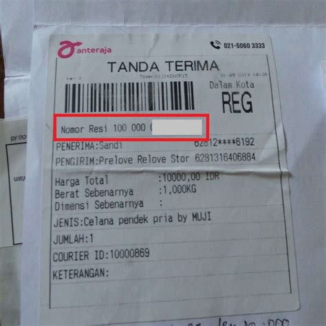 Halaman Unduh Untuk File Contoh Nomor Resi Yang Ke