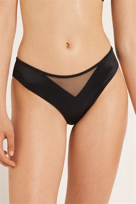 Bikini Slip Classico Charming Tulle Slip Donna Tezenis