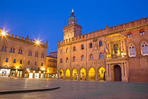 Bologna Palazzo Comunale Et Piazza Maggiore Photo Stock Image Du