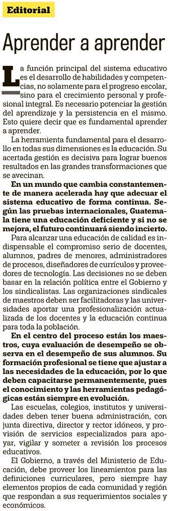 Nuestro Diario On Twitter Este Es Nuestro Editorial De Hoy Te