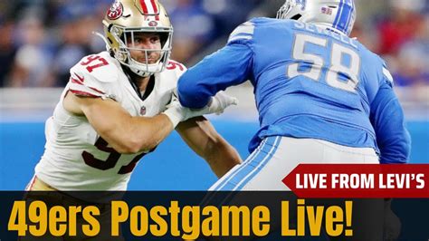 49ers Vs Lions Nfc Championship Postgame Live Youtube