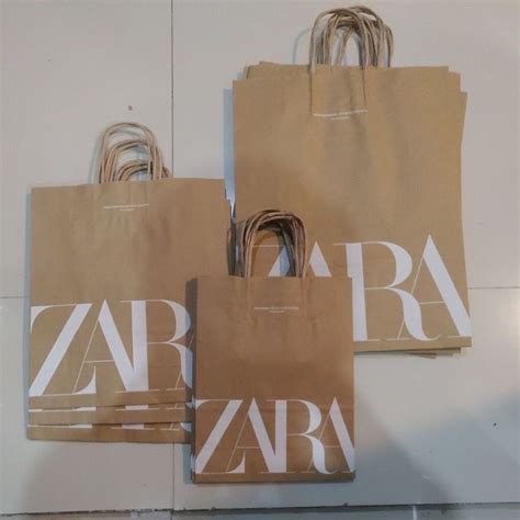 Jual Paper Bag Zara H M Stradivarius Bershka Pull Bear Uniqlo