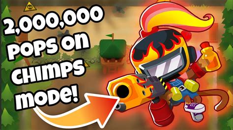 Buffed Gwendolyn Vs Mega Pops Challenge On Firing Range Bloons Td