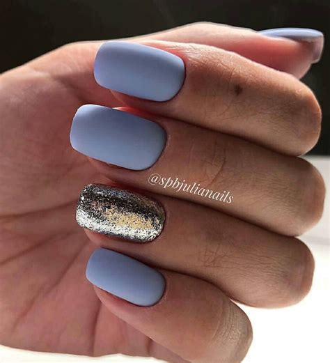 50 Stunning Matte Blue Nails Acrylic Design For Short Nail Page 20 Of