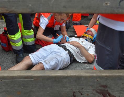 Spagna Corsa Dei Tori A Pamplona La Festa Di San Firmino Si Chiude