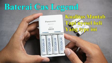 Review Panasonic Eneloop Baterai Cas Terbaik - YouTube