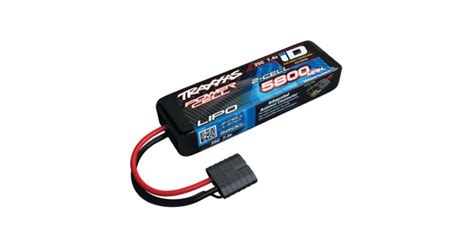 Traxxas 2s 74v 5800mah 25c Lipo Battery With Id Connector Trx2843x