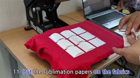 HOW TO USE Sublimation Paper and Subli Fabric film for garment의 사본