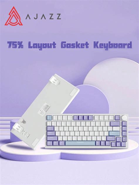AJAZZ Teclado Mecánico Ajazz Ak820 Construcción Personalizada Con Junta De Goma Diseño Hot
