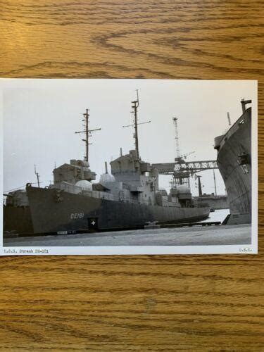 Historical Naval Photo Uss Straub De181 8x10 3325378689