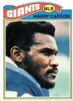 Topps Harry Carson Trading Card Database