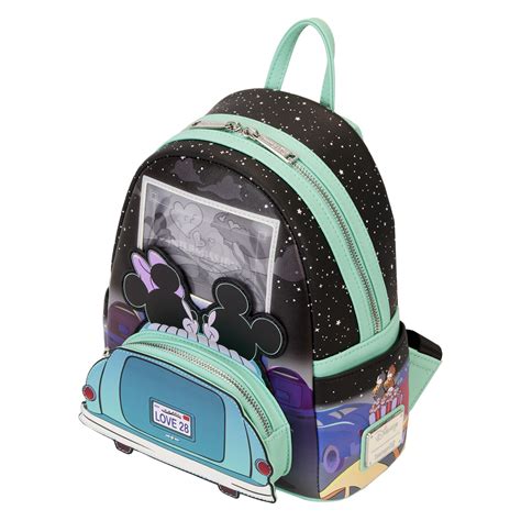 Loungefly Disney Mickey And Minnie Date Night Drive In Mini Backpack