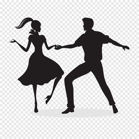 Hombre Y Mujer Bailando Ilustraci N Jive Swing Dance Lindy Hop Rock