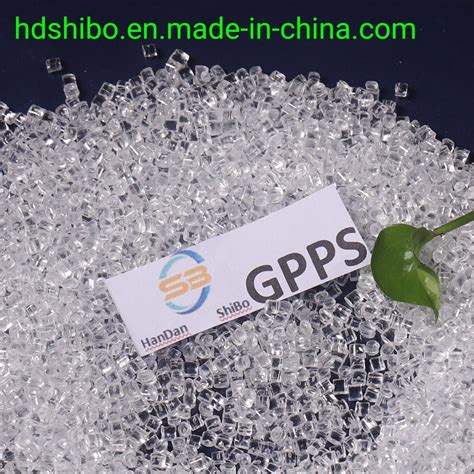 Injection Molding Transparent Resin Granules Powder Polystyrene Gpps