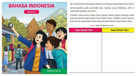 Kunci Jawaban Bahasa Indonesia Kelas 7 Halaman 3 Kurikulum Merdeka