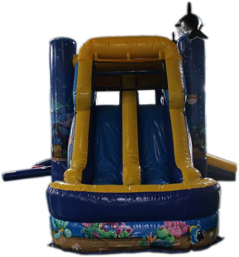 28 Ocean Bounce House Wet Or Dry Water Slide Combo Gorilla Bounce