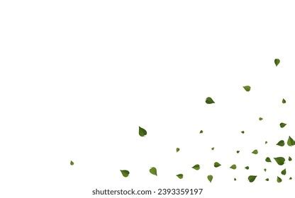 Forest Greens Flying Vector White Background Stock Vector Royalty Free