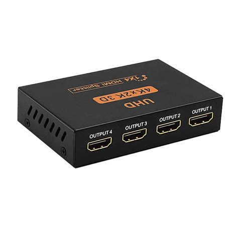 Divisor Compatible Con Hdmi Puertos Entrada Salidas Hd