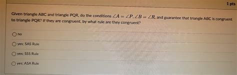 Solved Given Triangle Mathrm ABC And Tr