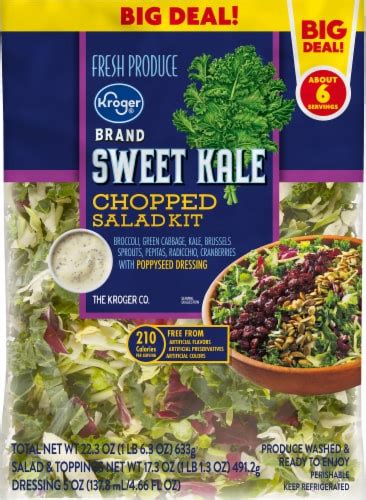 Kroger® Sweet Kale Chopped Salad Kit Bag 223 Oz King Soopers