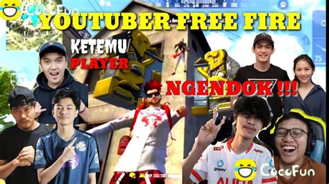 REAKSI YOUTUBER FREE FIRE KETEMU PLAYER NGENDOK BUDI 01 GAMING