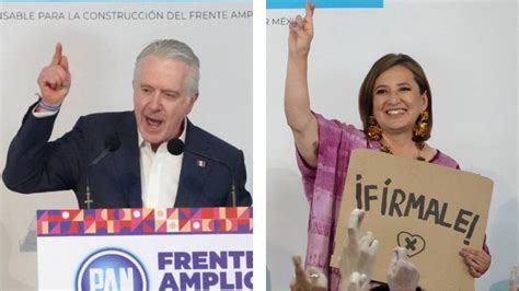 Xóchitl Gálvez Y Santiago Creel Registros Importantes En Frente Amplio