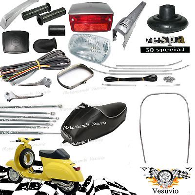 KIT RICAMBI RESTAURO VESPA 50 SPECIAL COMPLETO IMPIANTO SELLA GOBBA EBay