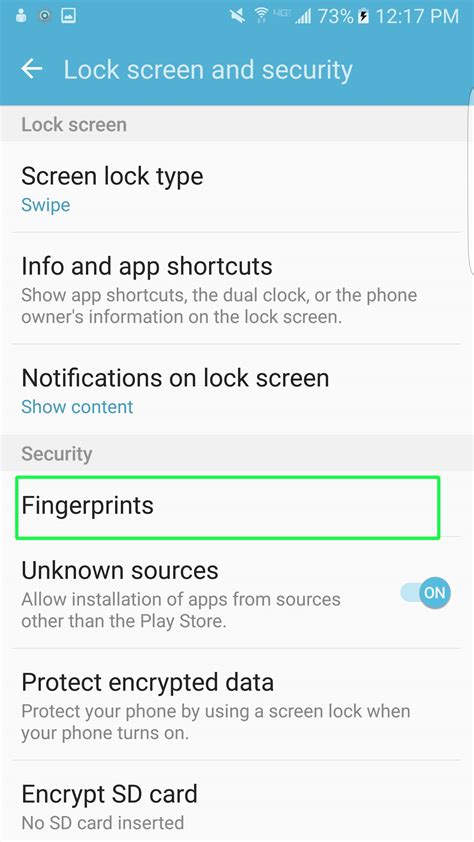 How To Set Up The Galaxy S7 Fingerprint Sensor Samsung Galaxy S7 User Guide Tips Tricks And