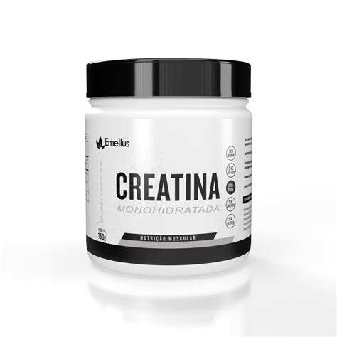 Creatina Monohidratada 100 Pura 150g Emellus