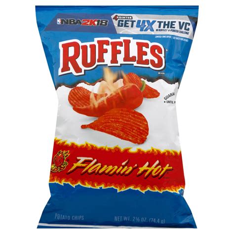 Ruffles Flamin' Hot Potato Chips - Shop Chips at H-E-B