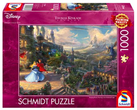 PQ Puzzle 1000 el THOMAS KINKADE Śpiąca Królewna w tańcu Disney