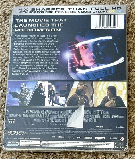 Battlestar Galactica 1978 Steelbook 4k Uhd Blu Ray New Ships Asap Ebay