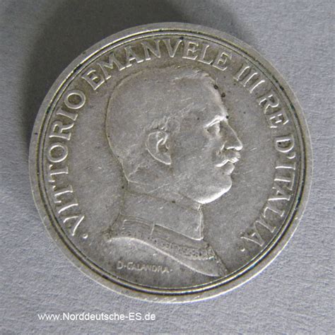 Italien Lire Silber Vittorio Emanuele Iii Nes Edelmetallshop