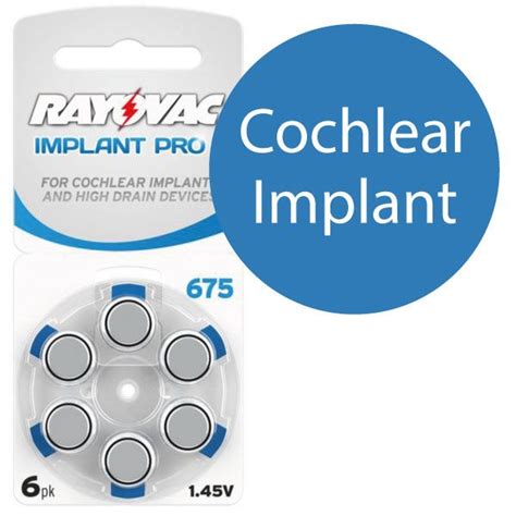 Rayovac Implant Pro Ci Batterien